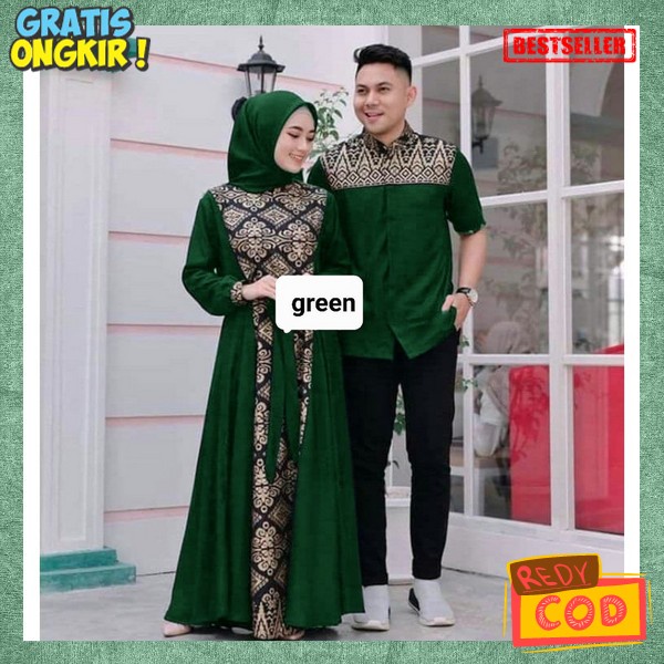 Capelan Muslim Suami Istri Pakaian Kopelan Termurah Kapelan Best Seller Cople Pasangan Modern Buju C