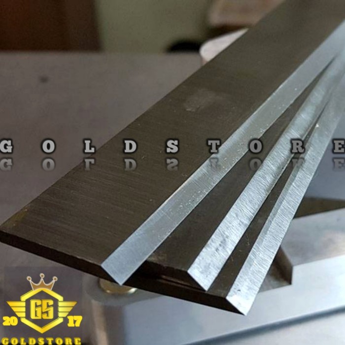 pisau serut planer Hss 610x40x3 mm Hss super 18% Hm Germany -Lulas G