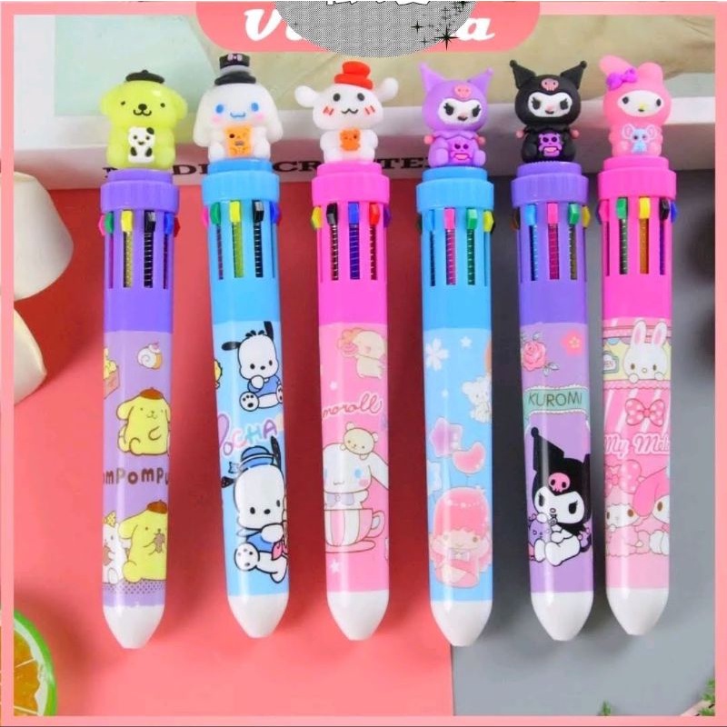 

pulpen sanrio 10 warna, boleh pilih motif