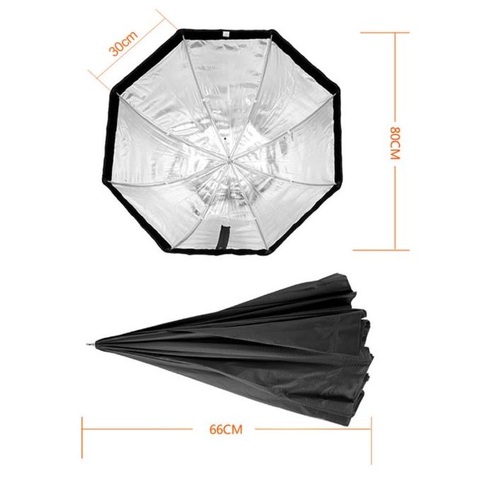 Diskon Payung Octagon Softbox Reflektor Untuk Flash Speedlight Softbox Lampu