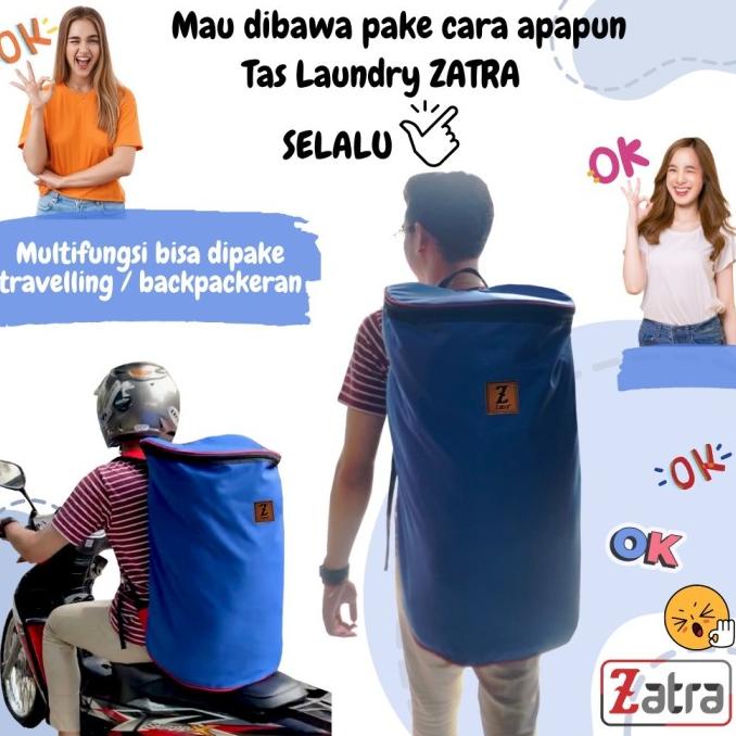 TAS LAUNDRY JUMBO RANSEL KUAT TEBAL