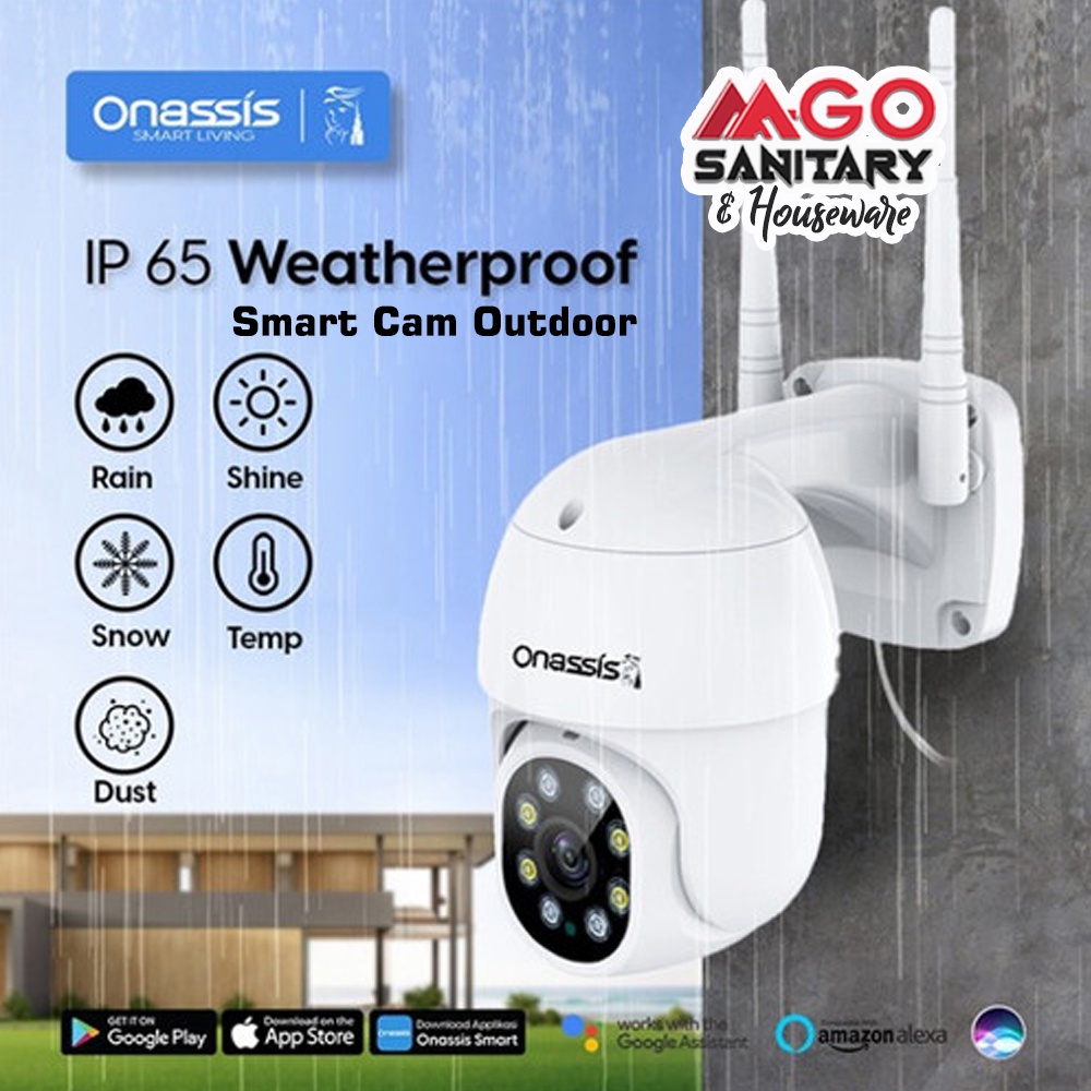 ONASSIS SMART CAMERA 360 WHITE/CCTV SMART HOME/KAMERA CCTV SMART HOME WIFI