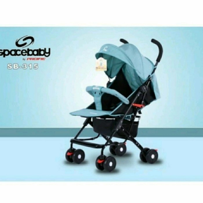 Disc stroller space baby SB 315 size tarik koper