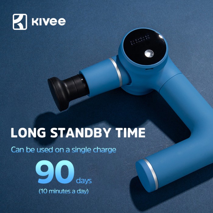 JM- Massage Gun Fascial Gun 4 in 1 alat pijat listrik pijat otot