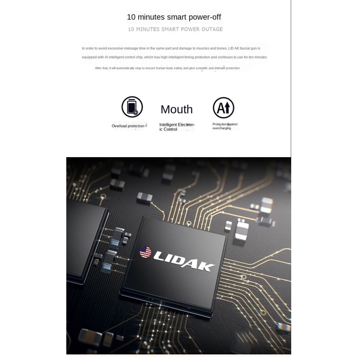 JM- Alat Pijat Getar Terapi Relaksasi Otot muscle Smart Massage Gun LIDAK