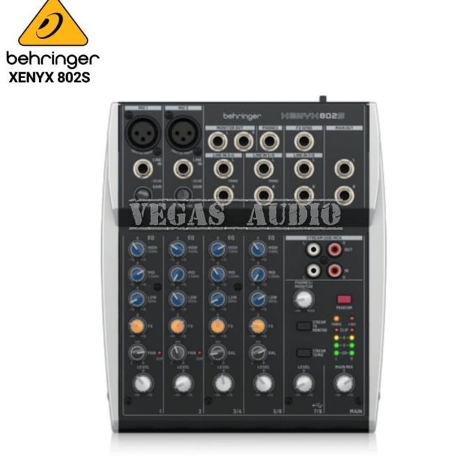 PROMO BEHRINGER XENYX 802S MIXER AUDIO ORIGINAL #ORIGINAL
