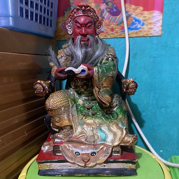 Patung Dewa Kwan Kong 10inch