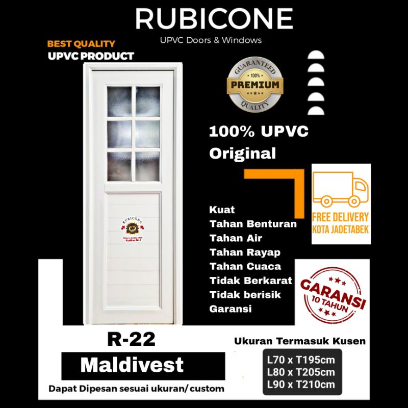 Pintu Upvc Rubicon Maldivest R22