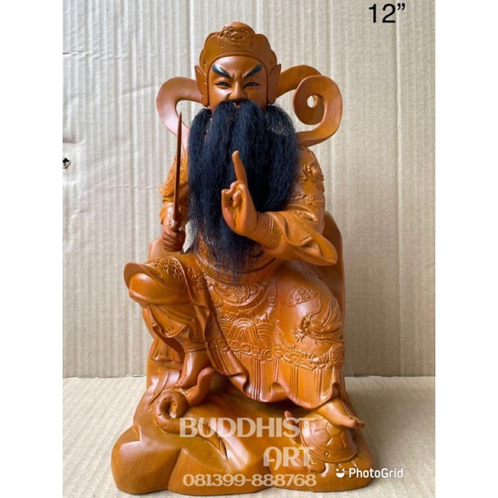 Patung dewa siong te kong hian tian /xuan tian shang di 12 inch 01