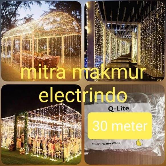 Lampu Natal Waterproof Outdoor / Lampu Dekorasi Outdoor Waterproof 30M