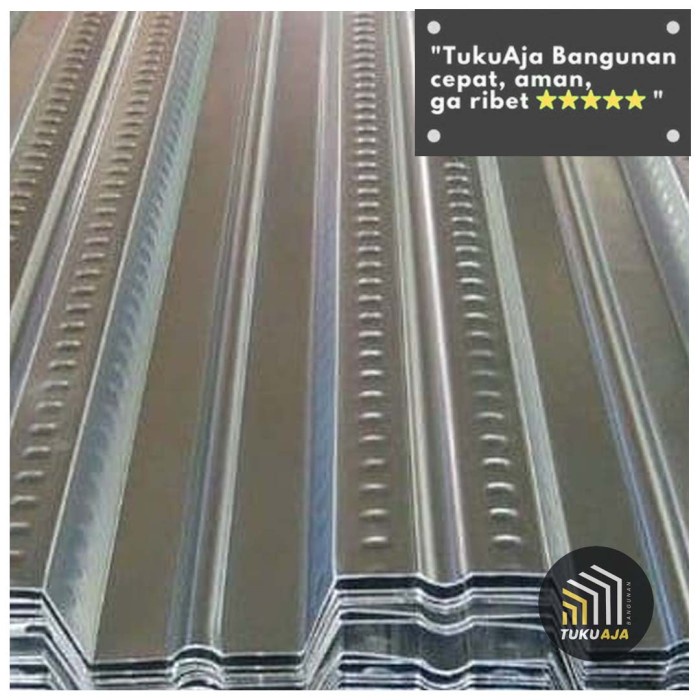 BONDEK TEBAL 0,75 PANJANG 6 M LEBAR 1 METER /FLOORDECK/BONDECK/BONDEX