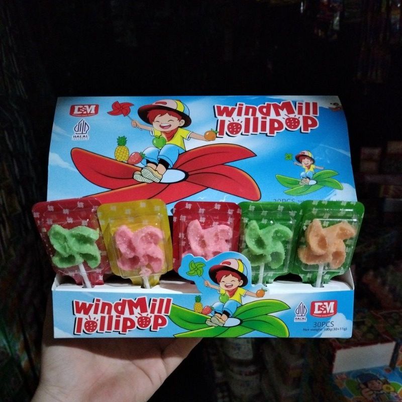 

Windmill lollipop/permen lunak harga 1 box isi 30 pics