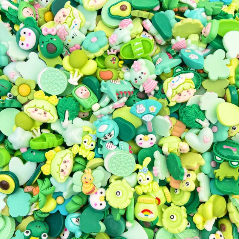 50 Pcs DIY CLAY RESIN CHARM