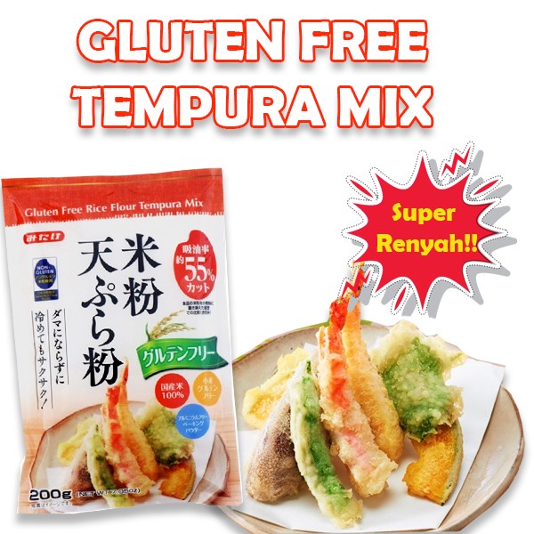 

Price!! Gluten FREE Tempura Mix Flour 200gr