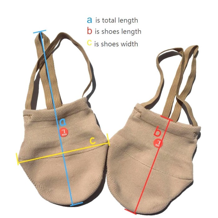 Terbaru Gsb Rhythmic Gymnastic Shoes Soft Half Socks Knitted Professiona Promo Terlaris