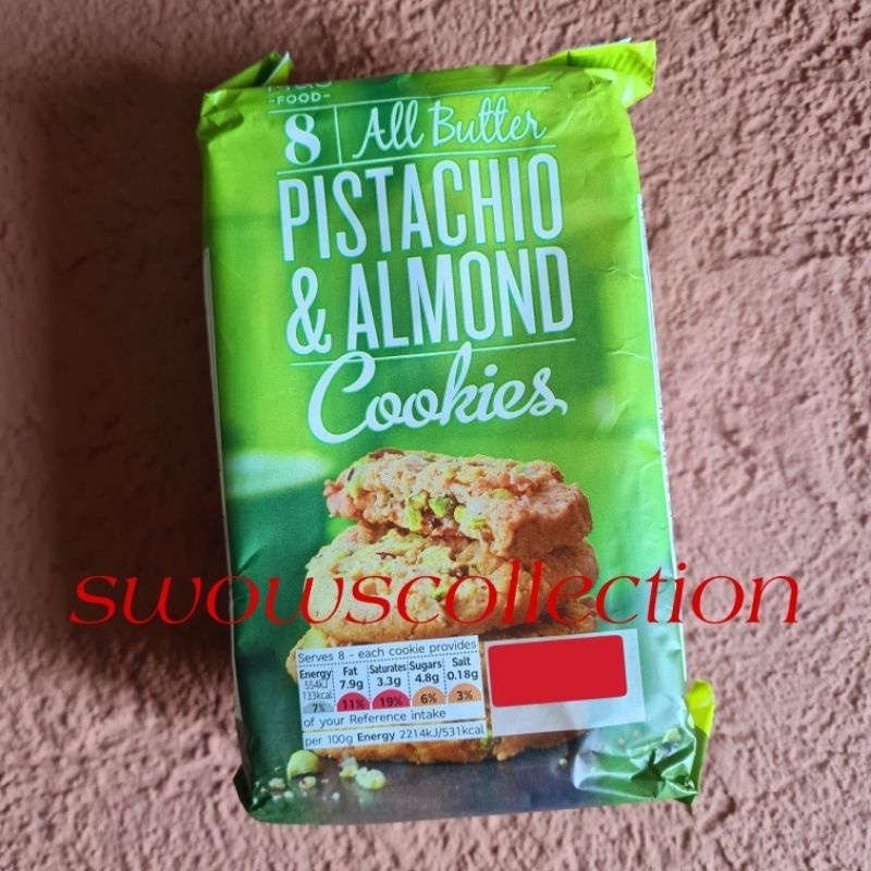 

M&S Mark Marks & And Scer Pistachio Almond Cookies Biscuit Biskuit Kacang