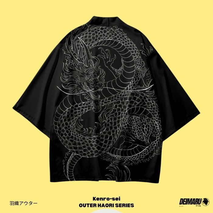 KOSTUM BAJU JEPANG KIMONO PENDEK HAPPI HAORI KENRO-SEI