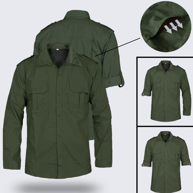 Kemeja Pdl Lapangan Outdor Kemeja Kerja Lengan Panjang