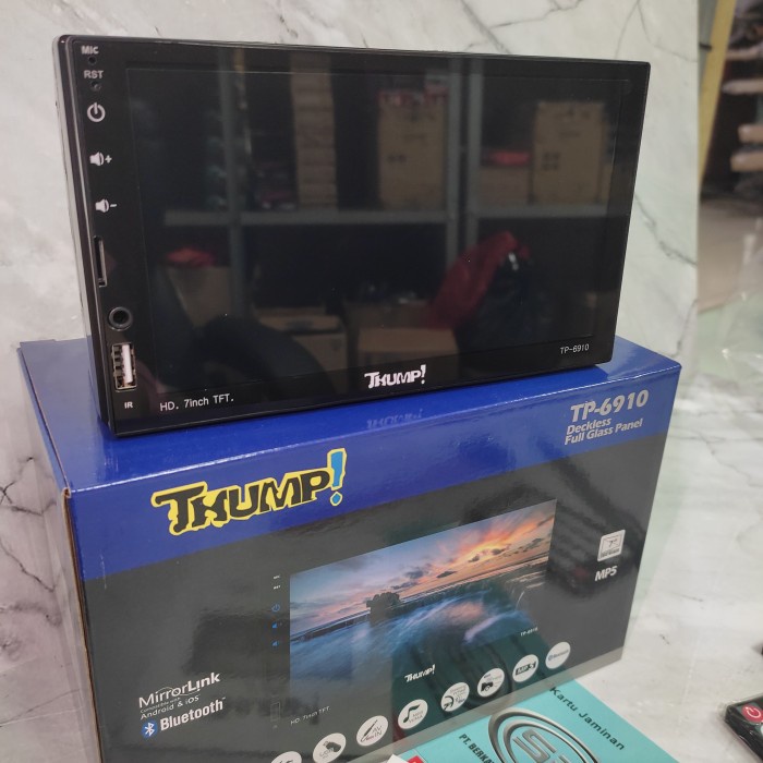 Head unit deckless double din Audiobank mirror link 7inch