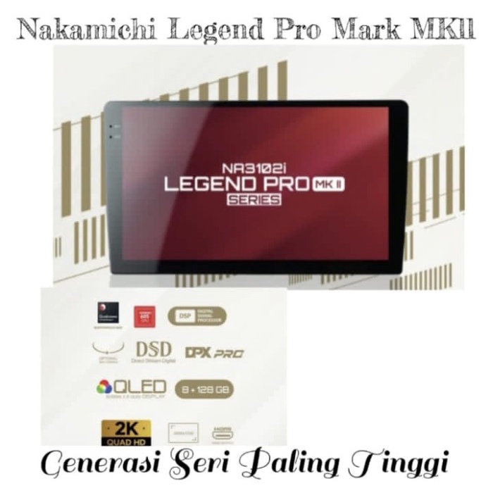 New Android Nakamichi Legend Pro Mkii/2 Free Camera 360 Original