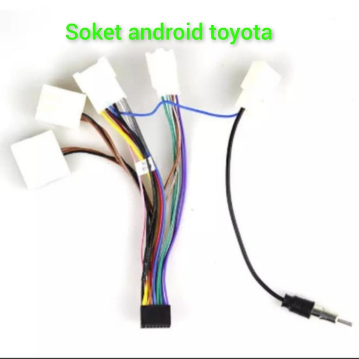 kode07 frame list tape double din 9" android mobil innova V 2011-2015 - soket