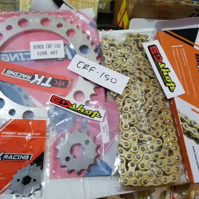 Gear Set 428 Tk Crf150 Crf 150 Supermoto Honda Racing Ger Gir 428H