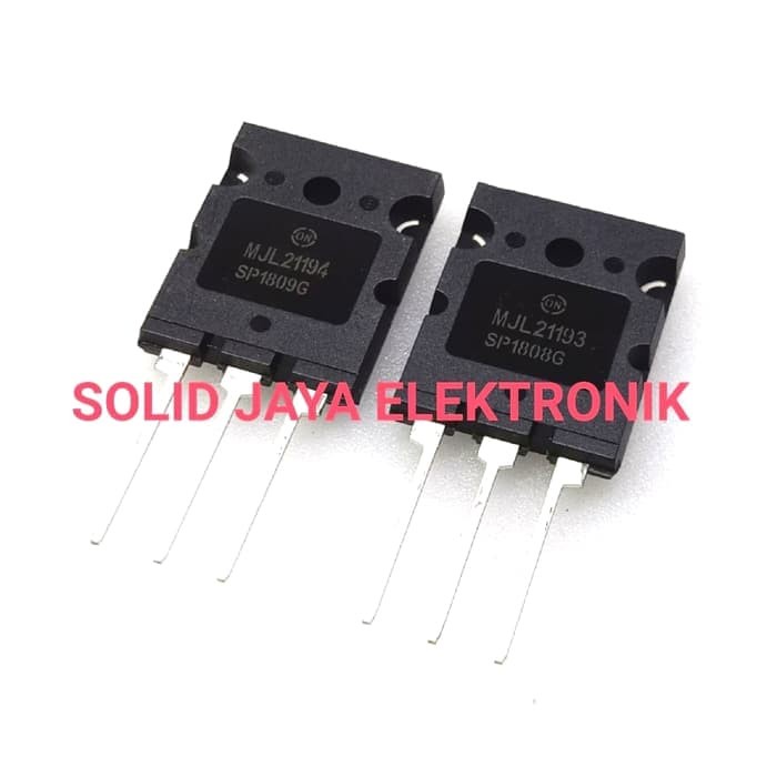Transistor Mjl21193 Mjl21194 Mjl 21193 Mjl 21194 Tr Final Asli Ori