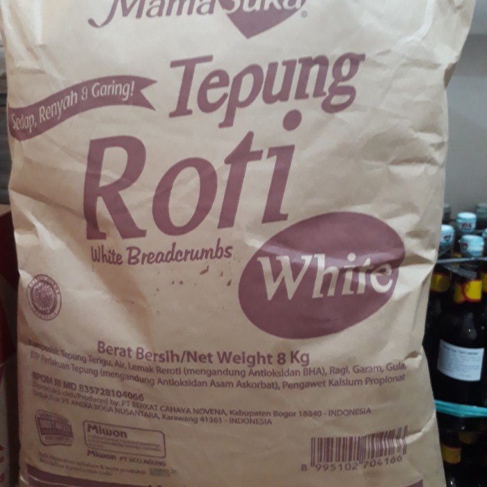 

Jual!! 1saktepung roti putih mam 8kg