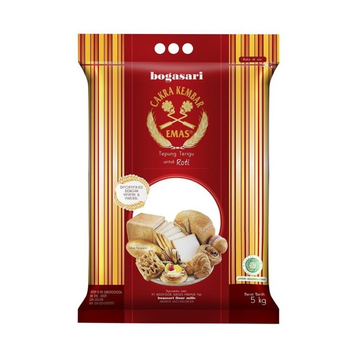 

Baru!! EMAS CKE ROTI 5KG TEPUNG PROTEIN TINGGI U/ ROTI.