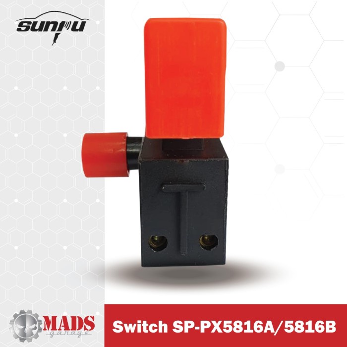 JM- Switch Mesin Poles/Polisher Dual Action Sunpu SP-PX5816A / 5816B Ori