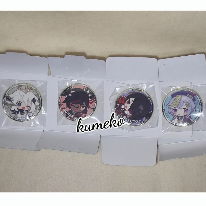 Badge Official Genshin Impact x Sweet Paradise Cafe Suipara