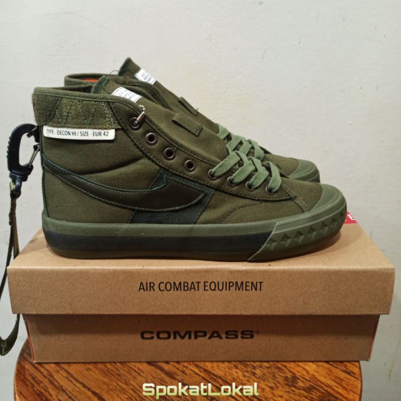 Sepatu Compass Retrograde Hi/High Flight Jacket JKT Size 38 - 45 Original BNIB Fullset