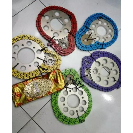 Gear Set Sss Rx King Rantai Warna