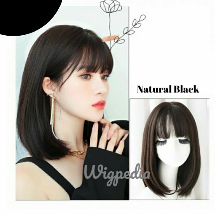 Wig Korea Wig Wanita Rambut Palsu Wanita Wig Perempuan Original