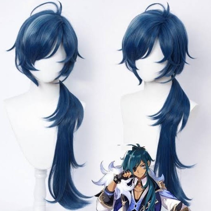 Wig Cosplay Anime Game Gensin Impact Kaeya/Wig Anime Cosplay