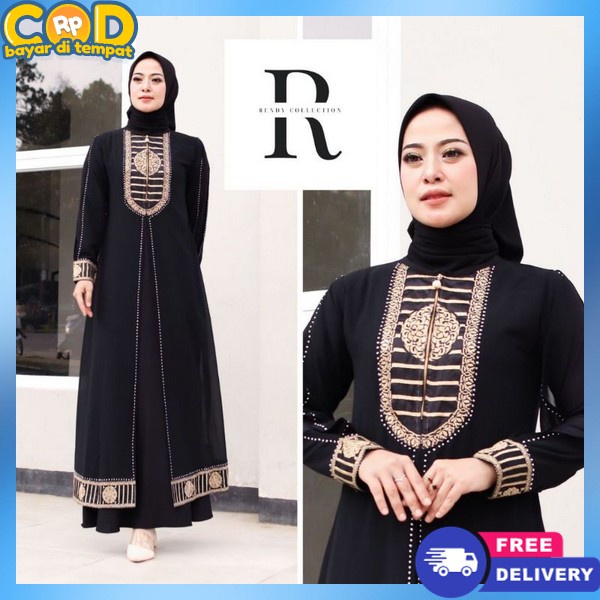 Gamies Wanit Bju Muslimah Import Premium Dewasa Games Casual Perempuan Baju Muslim Elegan Jumbo Mewa