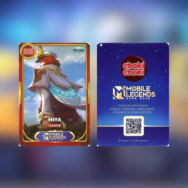 Kartu Mobile Legends Choki Choki Miya Honor