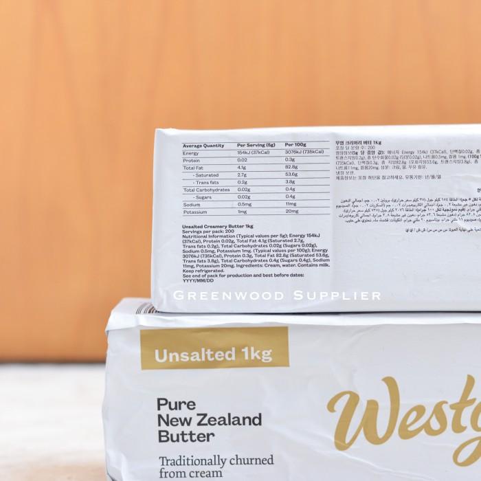 

Westgold Unsalted Butter 1KG - (IMPORT NEW ZEALAND) Best Seller