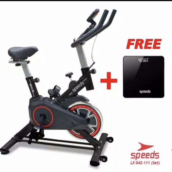 Sepeda Statis Indoor Outdoor Alat Gym Fitness Speeds Lx 042-111 Ori Terpopuler