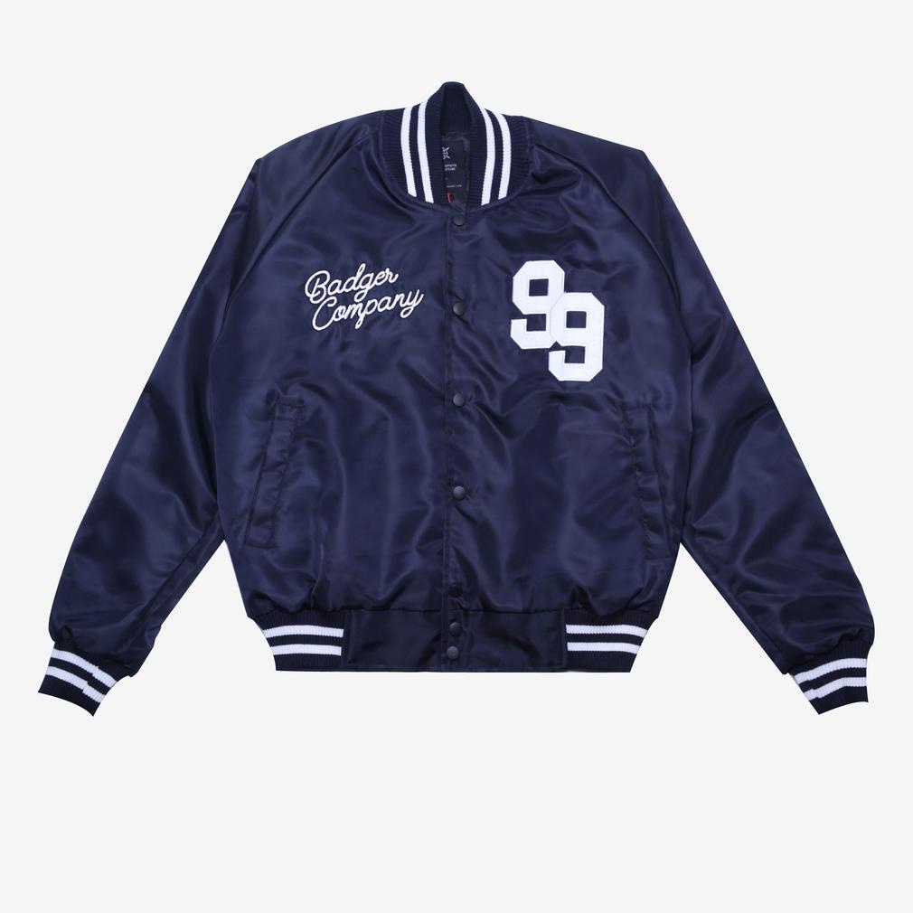 Jaket Pria Kece Abizz Varsity Jacket CITYVAR Navy