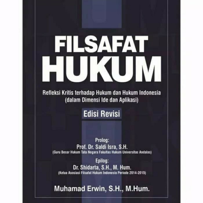 PROMO FILSAFAT HUKUM REFLEKSI KRITIS TERHADAP HUKUM DAN HUKUM INDONESIA TERBARU