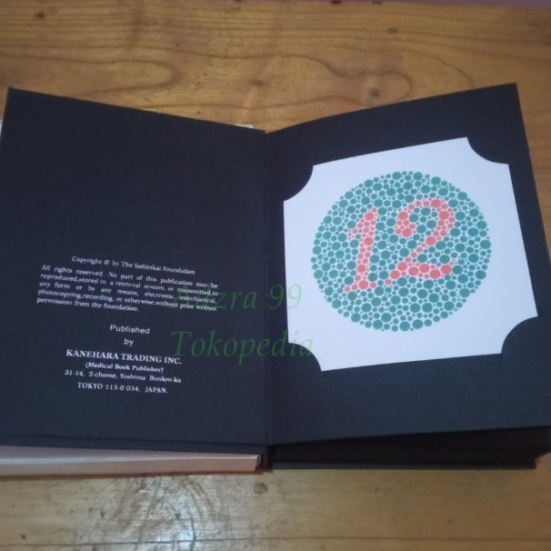 

BUKU TES BUTA WARNA ISHIHARA 38 PLATES NEW EDITION 2022 OPTHALMOLOGY