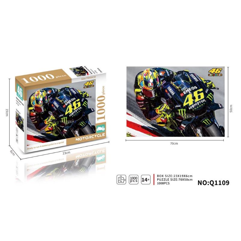 Jigsaw Puzzle Premium Valentino Rossi Puzzle Motor