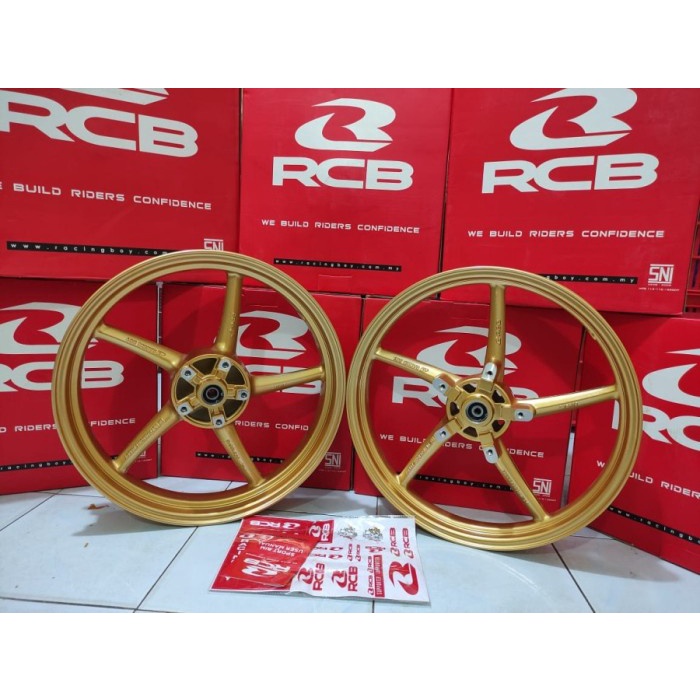 Terlaris Velg Racing Rcb Y15Zr Mx King Sp 522 215-300 Gold Original