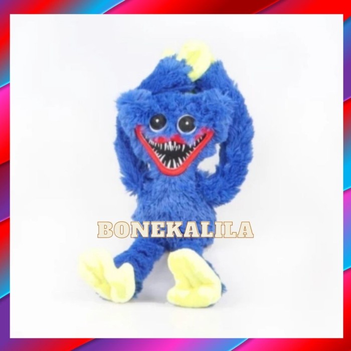 Ready Mainan Boneka Stuffed Plush Kartun Huggy Wuggy ( Hagi Wagi ) Lan.Mart