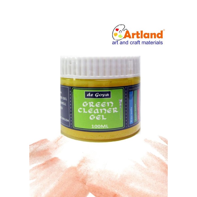 

New Sale ] Gel Pembersih Kuas De Goya Green Cleaner Gel 100Ml Terbaik