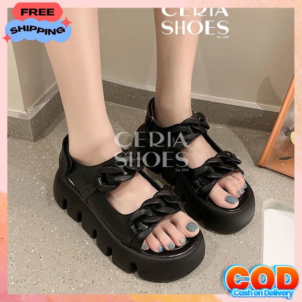 Sndal Fashion Wanita Srndal Cwek Simple Elegan Sandall Murah Sandal Wanita Dewasa Sandal Import Prem