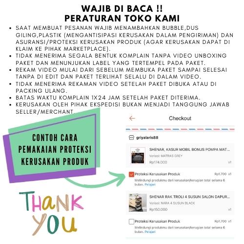 Shenar, Rak Kosmetik Gantung Tempel /Tempat Make Up / Rak Kosmetik Organizer / Kotak Make Up,
