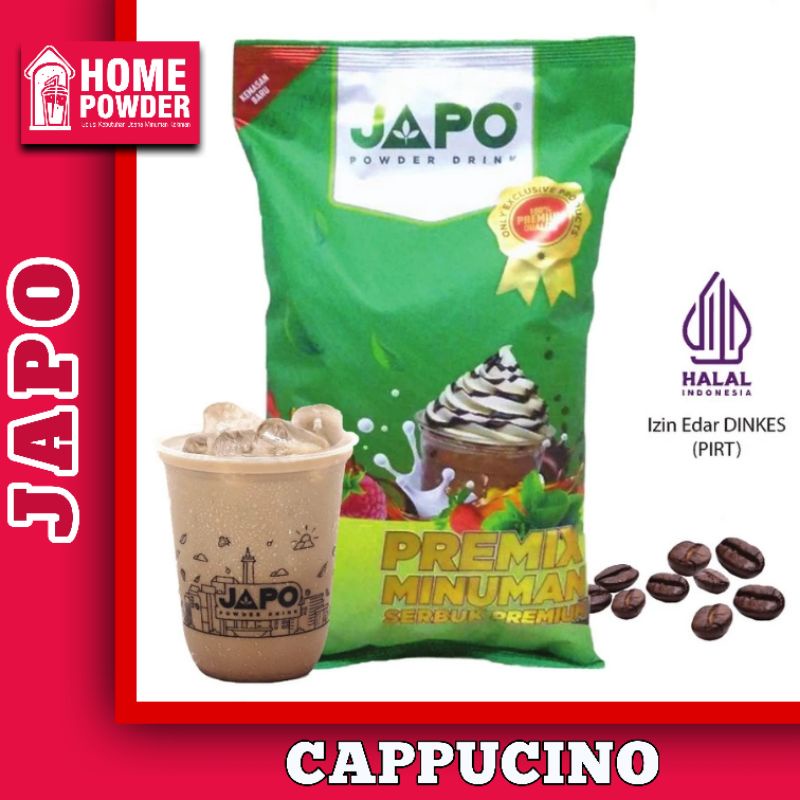 

Bubuk Minuman Drink Powder Rasa CAPPUCINO 1 Kg JAPO