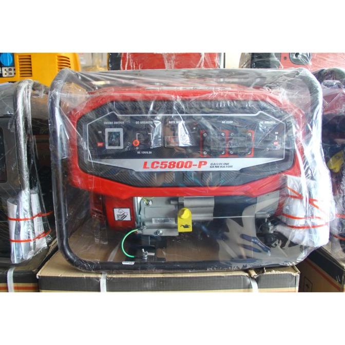 Harga Promo MESIN GENSET GENERATOR LISTRIK BENSIN LONCIN LC 5800 P LC5800P 3100 W